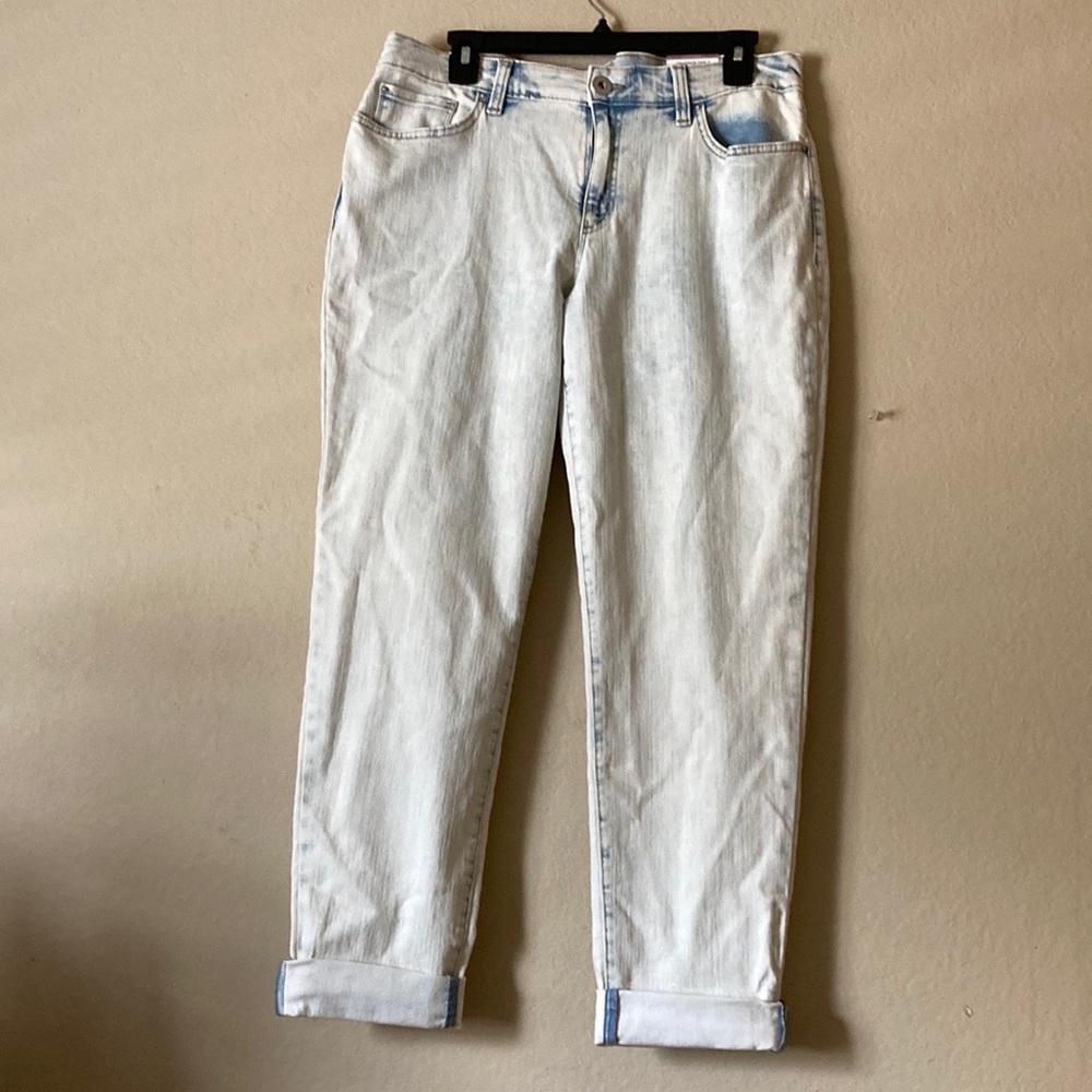 Inc international concepts cote denim mid rise straight  jeans